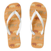 Afrikaans patroon teenslippers (Voetbed)