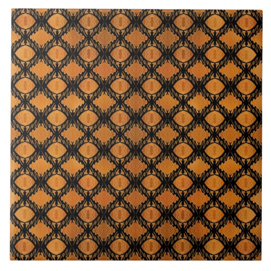 afrikaans patroon tegeltje (Voorkant)