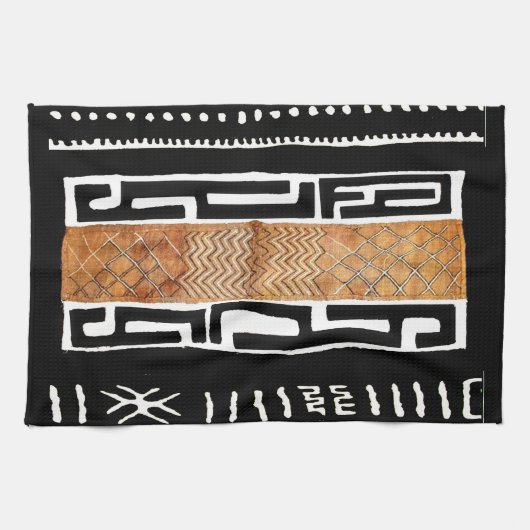 Afrikaans patroon van modder theedoek (Horizontaal)