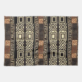 Afrikaans patroon van modder theedoek (Horizontaal)