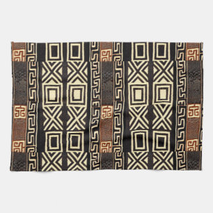 Afrikaans patroon van modder theedoek