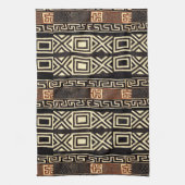 Afrikaans patroon van modder theedoek (Verticaal)