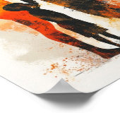 afrikaans poster voor abstracte kunst (Hoek)