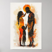 afrikaans poster voor abstracte kunst (Voorkant)