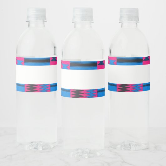 Afrikaans Print Water Flessenetiket Waterfles Etiket (Flessen)