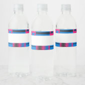 Afrikaans Print Waterfles Label Etiket (Flessen)