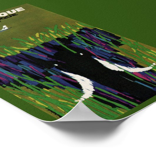 Afrikaans reisbureau Poster (Hoek)