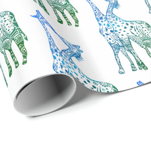 Afrikaans Romance inpakpapier (Rol Hoek)