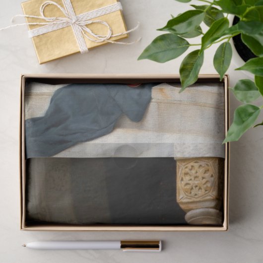 Afrikaans rustiek Man Textuur Tissuepapier (Geschenk)