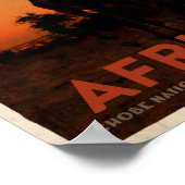  Afrikaans Safari Travel Poster (Hoek)