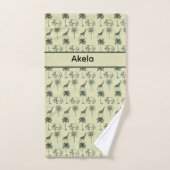 afrikaans savannepatroon bad handdoek (Handdoek)