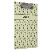 Afrikaans Savannepatroon, op maat Klembord (Rechts)