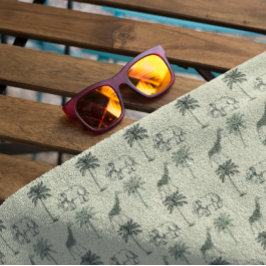 Afrikaans Savannepatroon, op maat Strandlaken