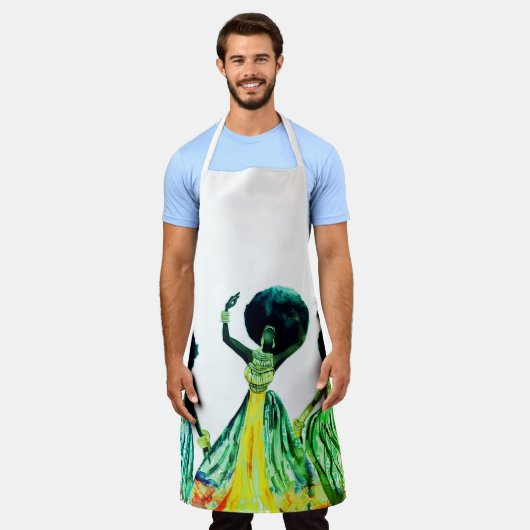 Afrikaans Schort (Gedragen)