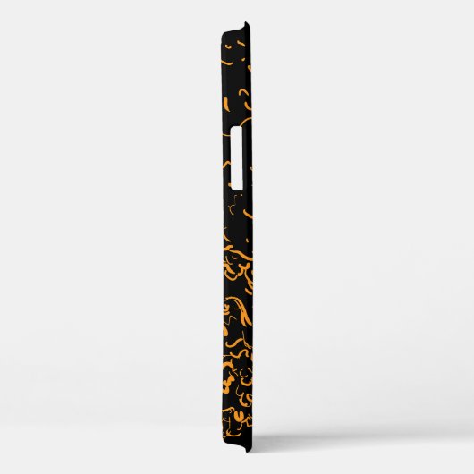 Afrikaans silhouet:  contrast. Case-Mate iPhone case (Achterkant / Rechts)