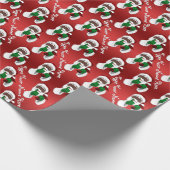 Afrikaans sinterklaas kerst inpakpapier (Hoek)