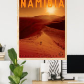 -Afrikaans soonsronkelkstation Poster (Thuiskantoor)