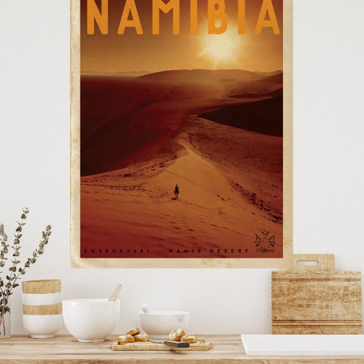 -Afrikaans soonsronkelkstation Poster (Keuken)