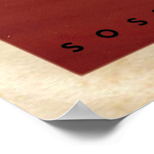 -Afrikaans soonsronkelkstation Poster (Hoek)