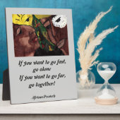 AFRIKAANS SPREEKWOORD FOTOPLAAT (Zijkant)