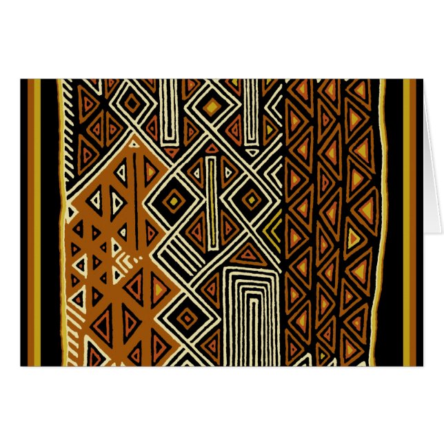 Afrikaans Stam Kuba Design (Voorkant Horizontaal)