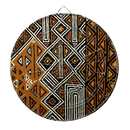 Afrikaans Stam Kuba Design Dartbord (Voorkant)