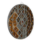 Afrikaans Stam Kuba Design Dartbord (Voorkant Links)