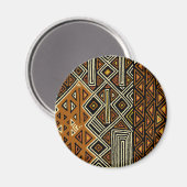 Afrikaans Stam Kuba Design Magneet (Voorkant / Achterkant)