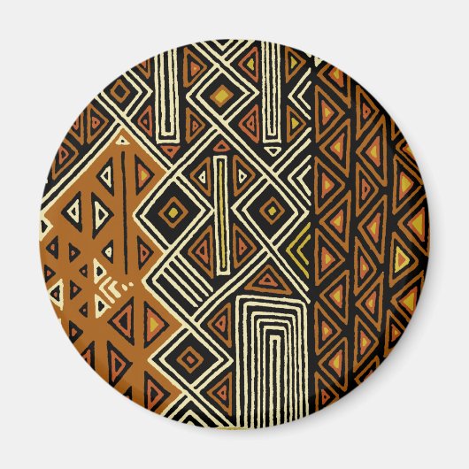 Afrikaans Stam Kuba Design Magneet (Voorkant)
