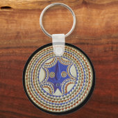 Afrikaans Stam Masker Sleutelhanger (Voorkant)