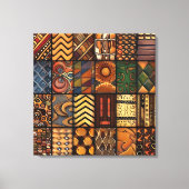 Afrikaans Stam Patroon Canvas Kunst (Voorkant)