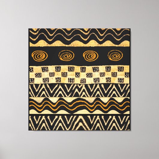 Afrikaans Stam Shamaan Design Canvas Afdruk (Voorkant)