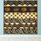 Afrikaans Stam Shamaan Design Canvas Afdruk (Insitu (Houten vloer))