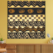 Afrikaans Stam Shamaan Design Canvas Afdruk (Insitu (Woonkamer))