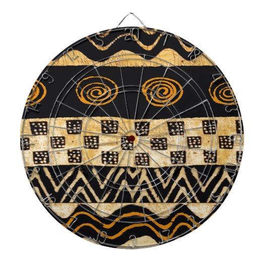 Afrikaans Stam Shamaan Design Dartbord (Voorkant)