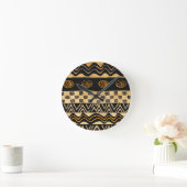 Afrikaans Stam Shamaan Design Ronde Klok (Huis)