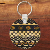 Afrikaans Stam Shamaan Ontwerp Sleutelhanger (Voorkant)