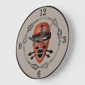 Afrikaans stammenmasker grote klok (Hoek)