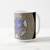 Afrikaans stammenmasker koffiemok (Voorkant rechts)