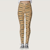 Afrikaans stammenpatroon leggings (Voorkant)