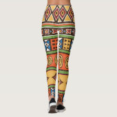Afrikaans stammenpatroon leggings (Achterkant)