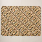 Afrikaans stammenpatroon sherpa deken (Voorkant (horizontaal))