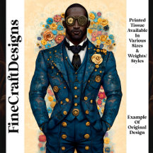 Afrikaans Steampunk Mannen Blauw Outfit P9 Decoupa