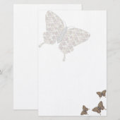 Afrikaans Swallowtail-briefpapier Briefpapier (Voorkant / Achterkant)