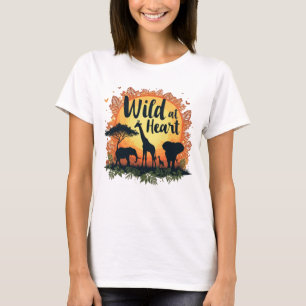Afrikaans T-shirt voor dieren in het wild