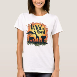 Afrikaans T-shirt voor dieren in het wild