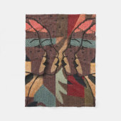 Afrikaans Tapijt Fleece Deken (Voorkant)