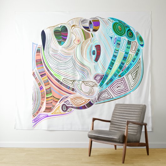 Afrikaans Tapijt Wandkleed (In Situ (horizontaal))