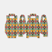 Afrikaans Textiel Print Celebration Gable Party Bedankdoosjes (Uitgevouwen)