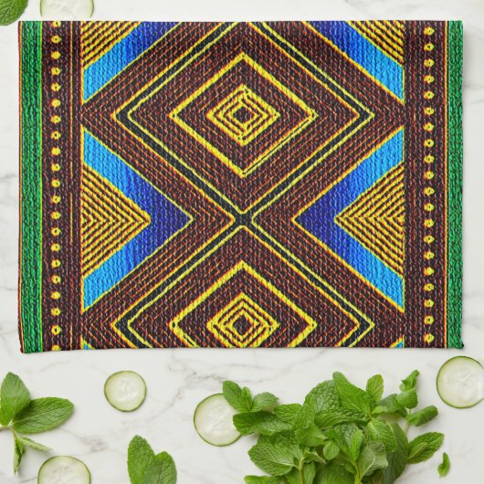 Afrikaans Theedoek (Gevouwen)